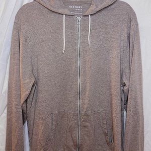 Brown Zip-up hoodie by Old Navy